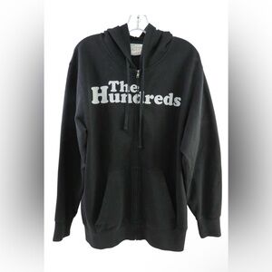 The Hundreds x Garfield Men’s Black Hooded Zip Up Sweatshirt Jacket Size XL